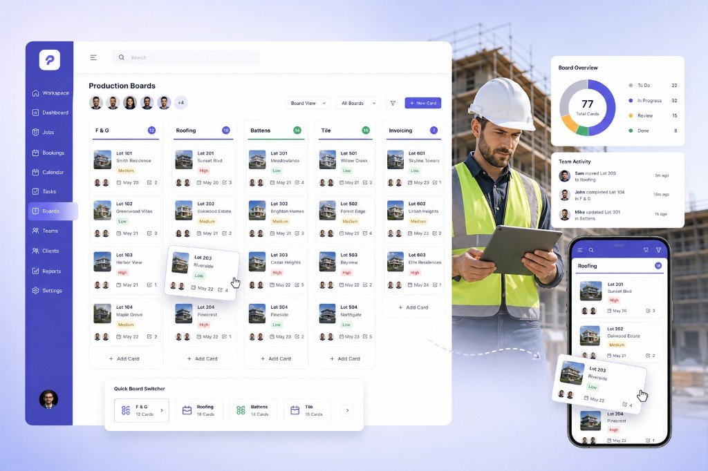 Visual workflow boards
